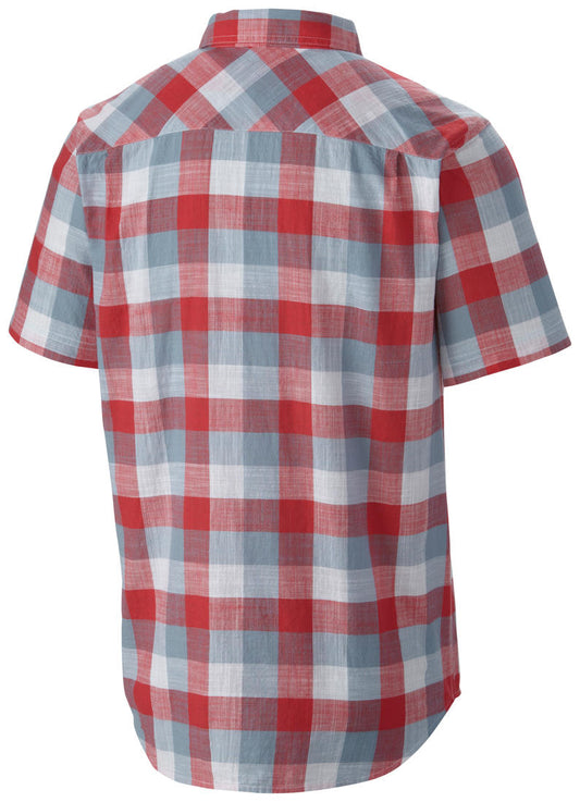Columbia Men Red Katchor II Short Sleeve Shirt