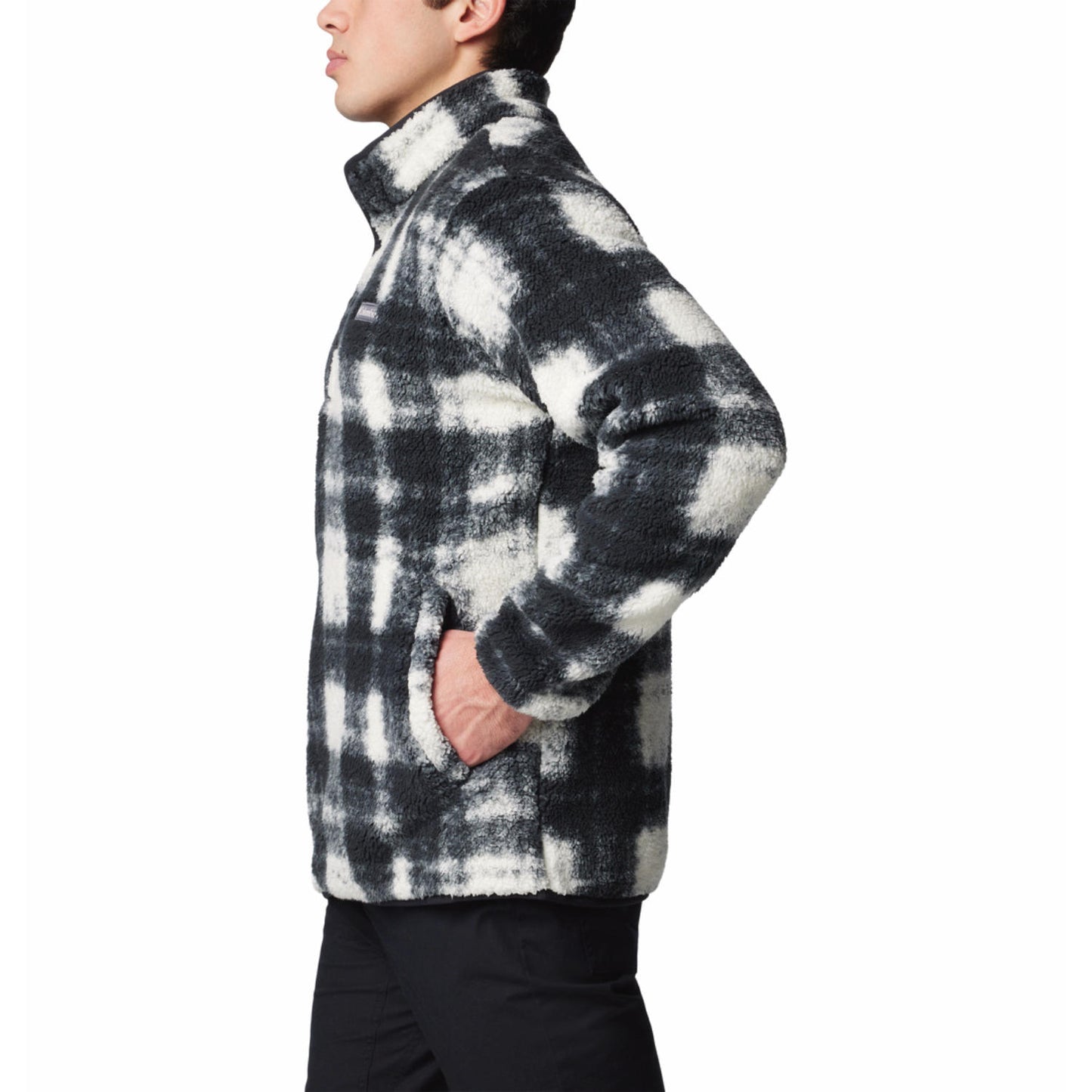 Columbia Mens White Rugged Ridge Half Snap Fleece