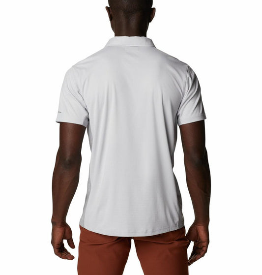 Columbia Men Grey Zero Ice Cirro-Cool Polo (Sun Protection)