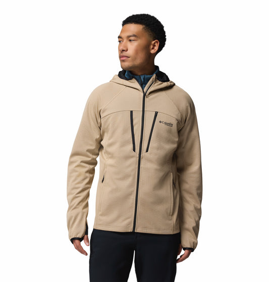 Columbia Men Brown Omni-Heat Arctic Bonded Fleece Jacket