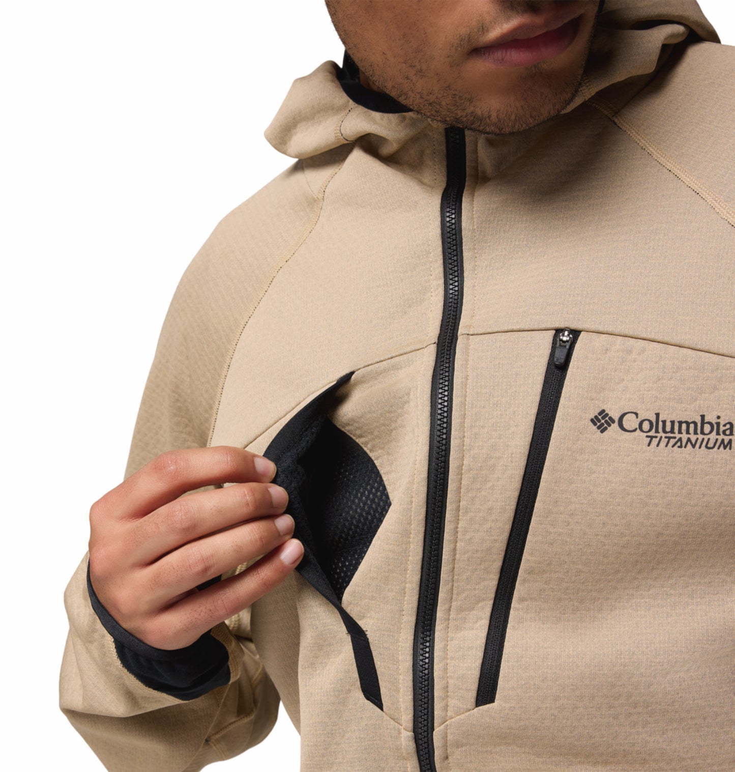 Columbia Men Brown Omni-Heat Arctic Bonded Fleece Jacket
