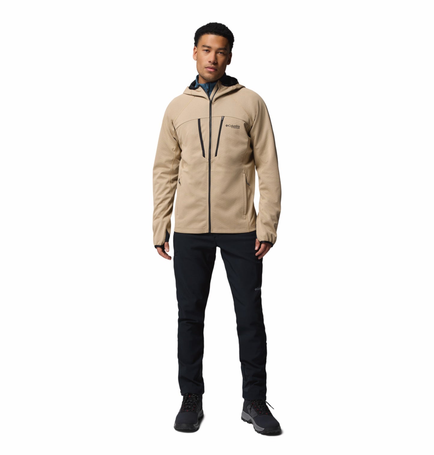 Columbia Men Brown Omni-Heat Arctic Bonded Fleece Jacket