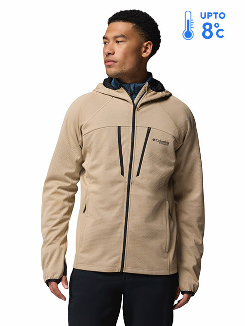 Columbia Men Brown Omni-Heat Arctic Bonded Fleece Jacket