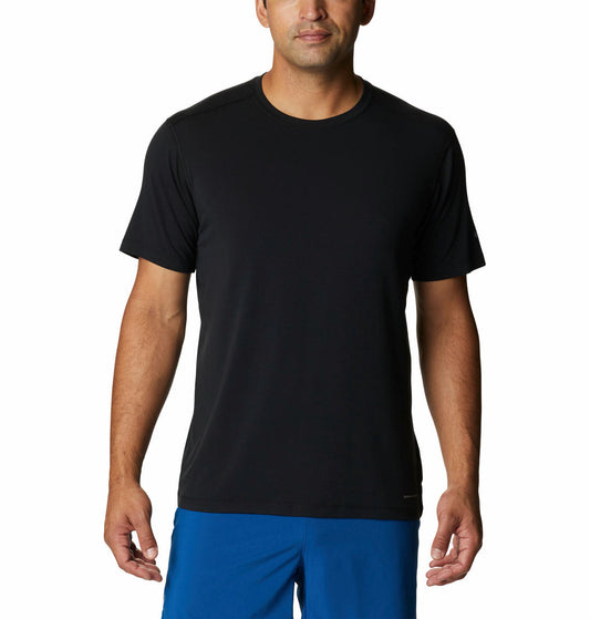 Columbia Mens Black M Endless Trail Running Tech Tshirt
