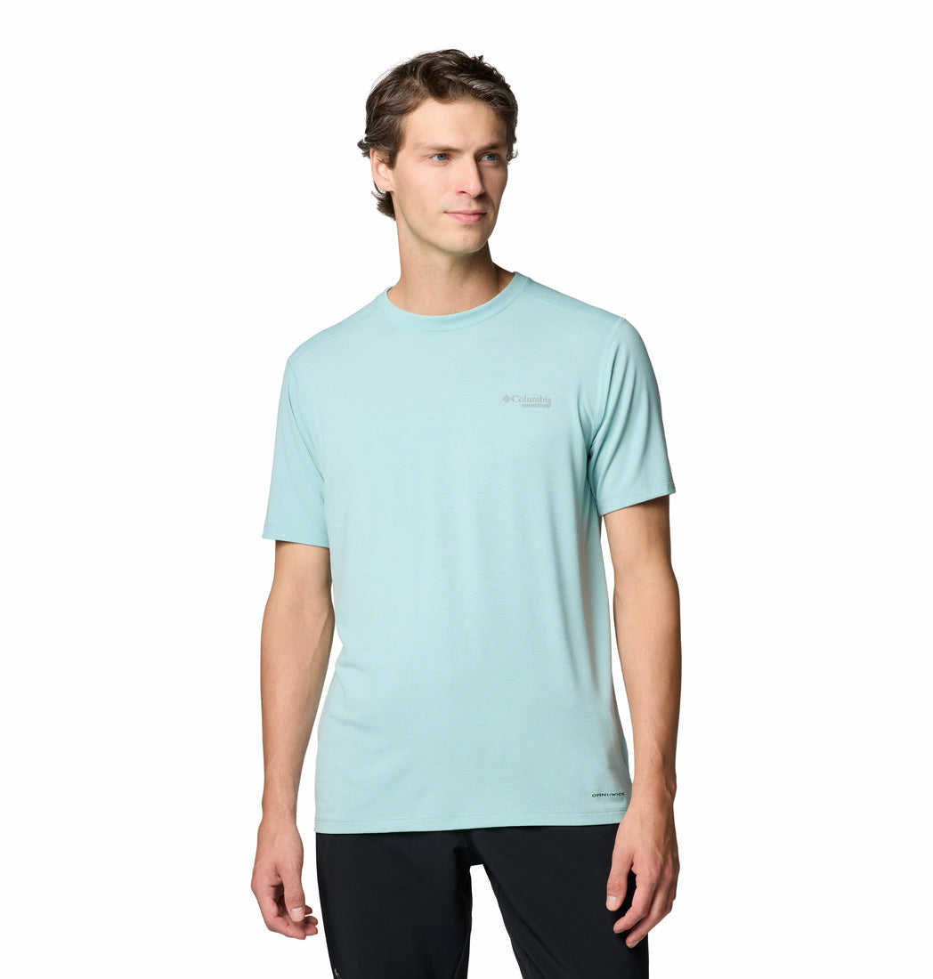 Columbia Men Blue M Endless Trail Running Tech Tee