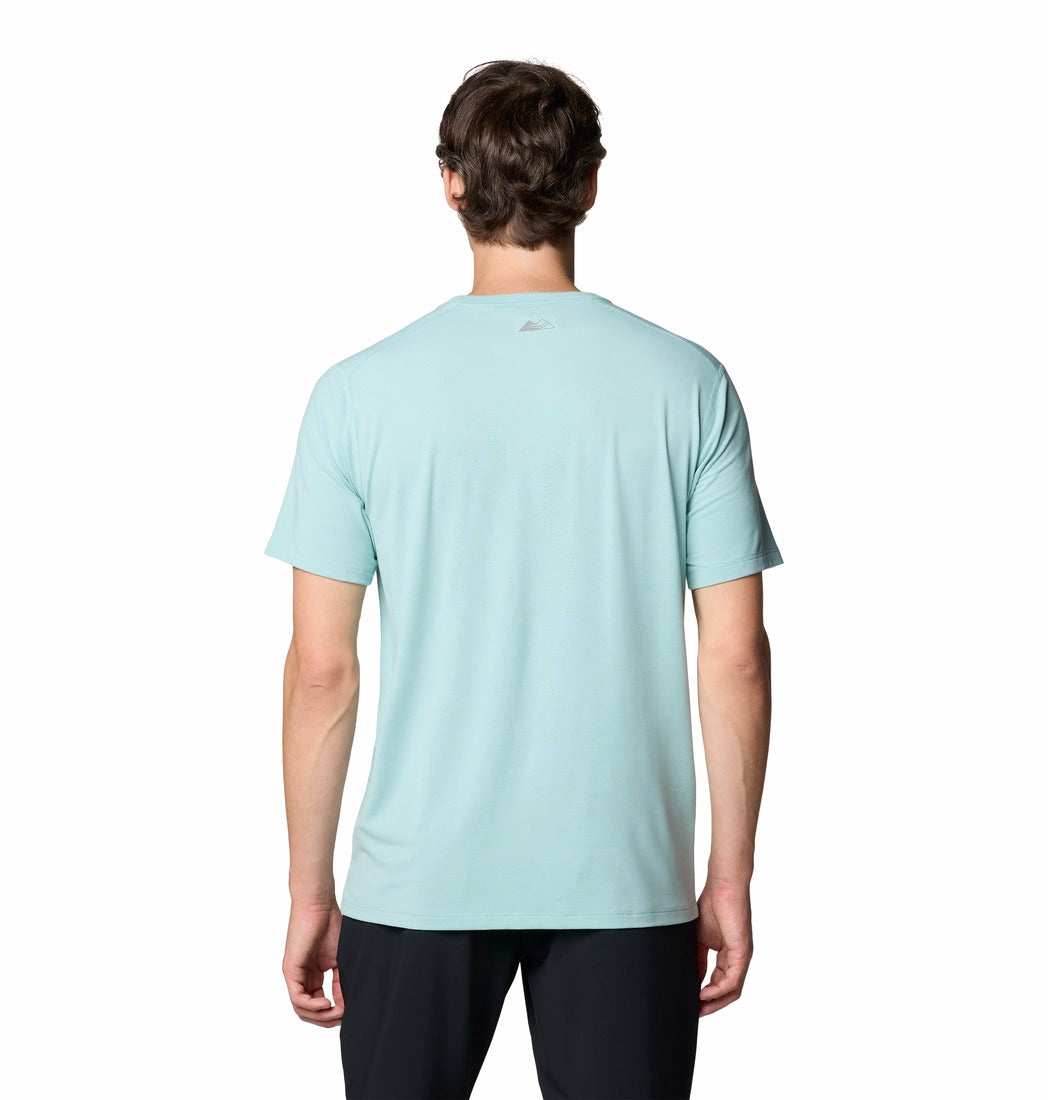 Columbia Men Blue M Endless Trail Running Tech Tee