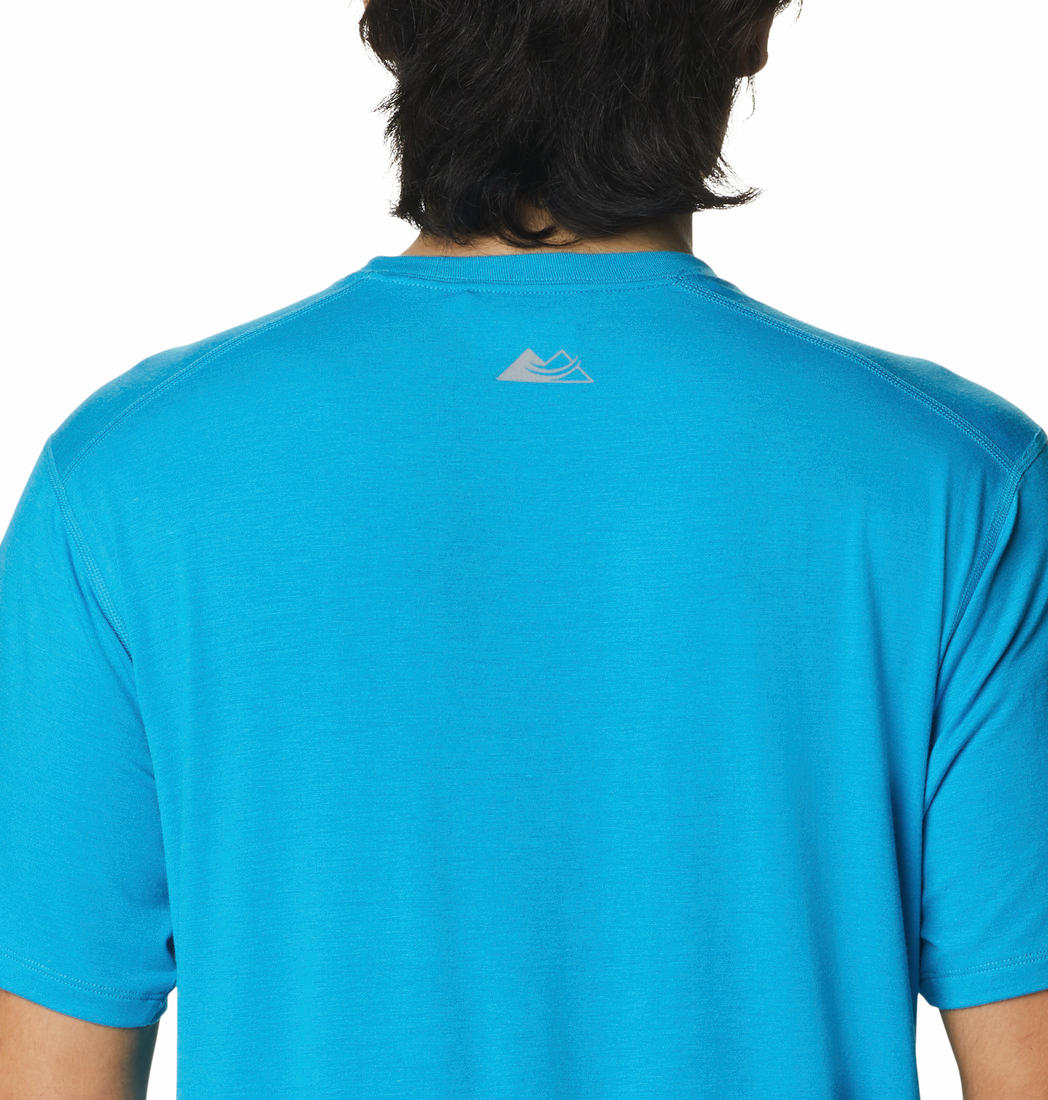 Columbia Men Blue M Endless Trail Running Tech T-Shirt