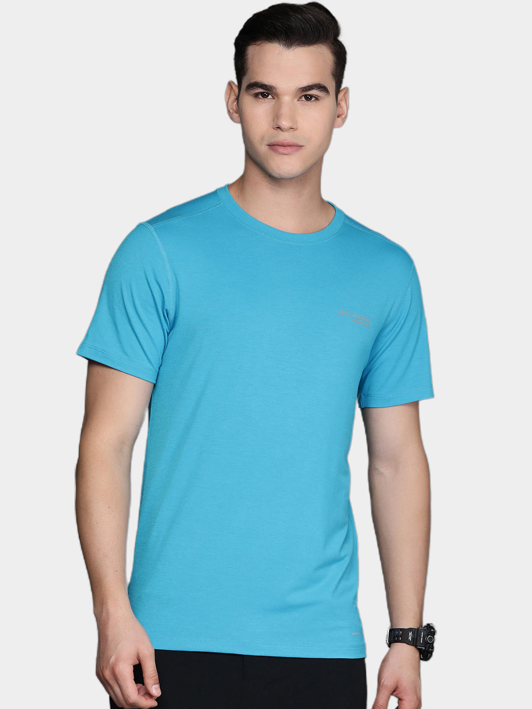 Columbia Men Blue M Endless Trail Running Tech T-Shirt