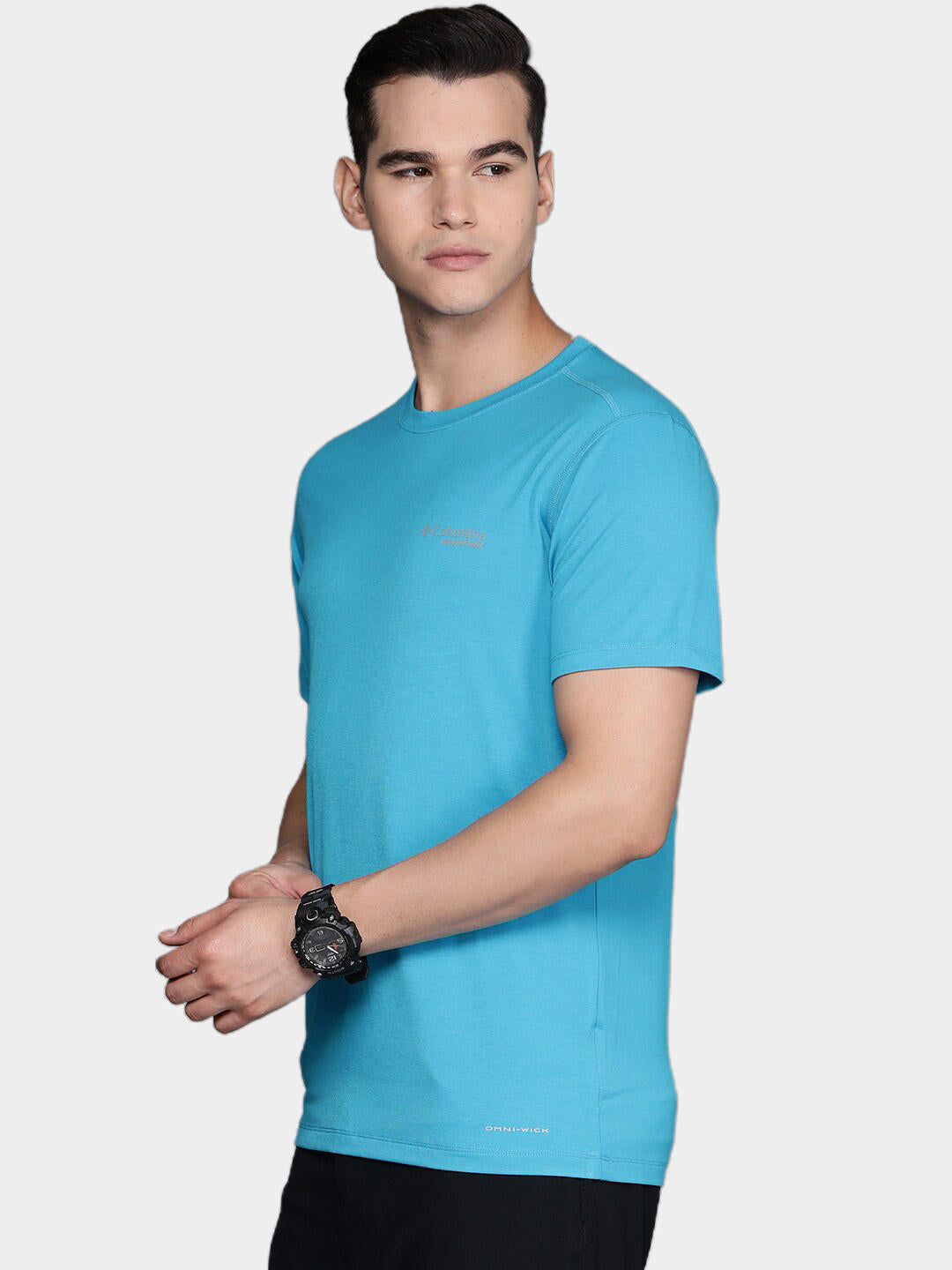 Columbia Men Blue M Endless Trail Running Tech T-Shirt