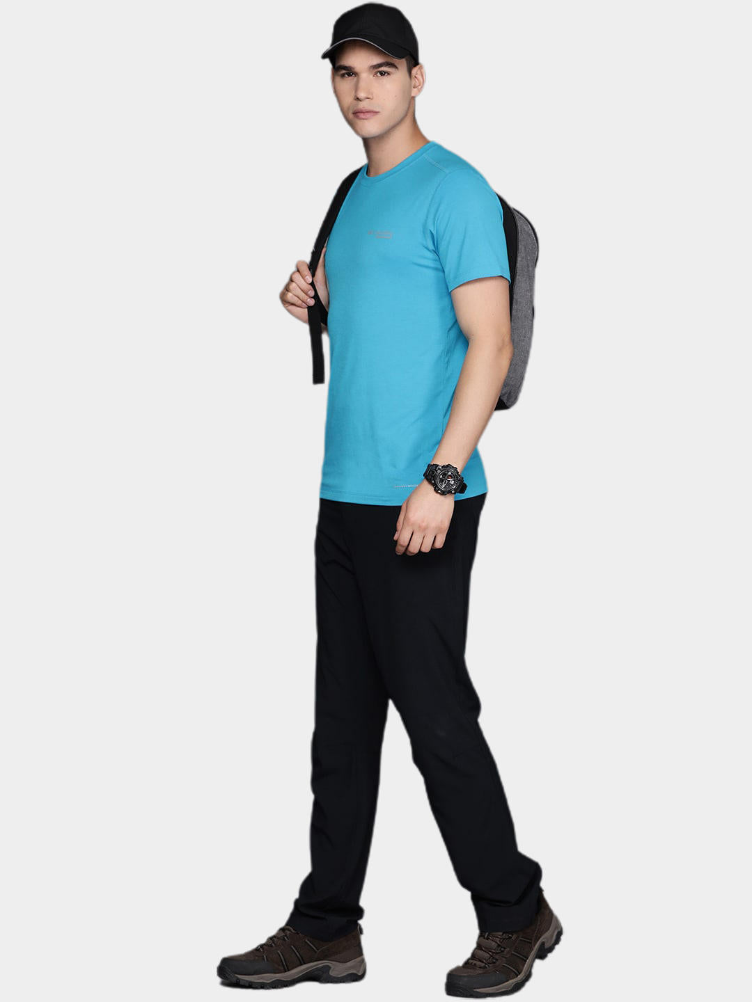 Columbia Men Blue M Endless Trail Running Tech T-Shirt