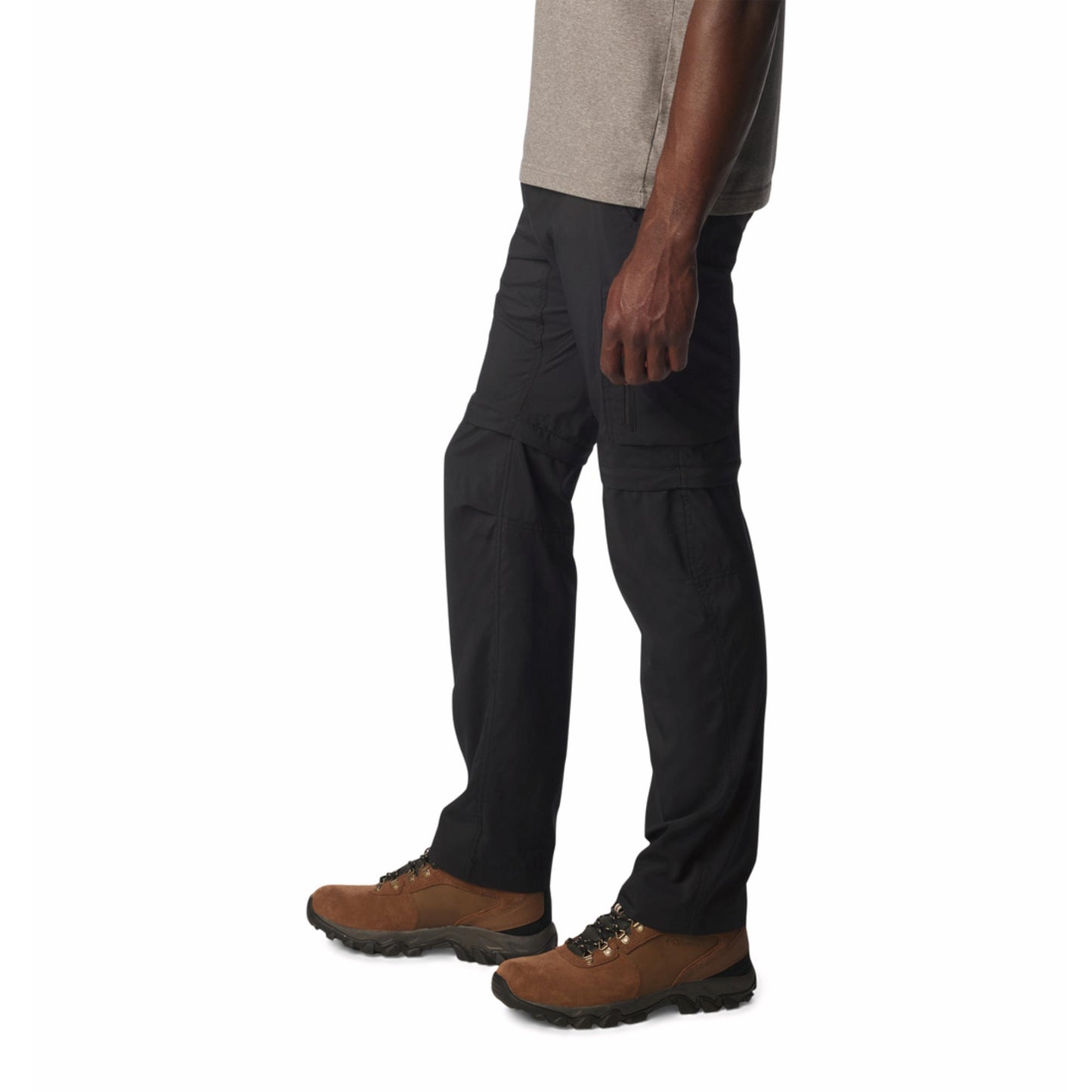 Columbia Men's Black Omni-Shade Silver Ridge Utility Convertible Pants with Superior Sun Protection