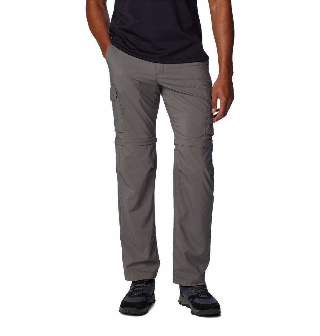 Columbia Mens Grey Silver Ridge Utility Convertible Pant