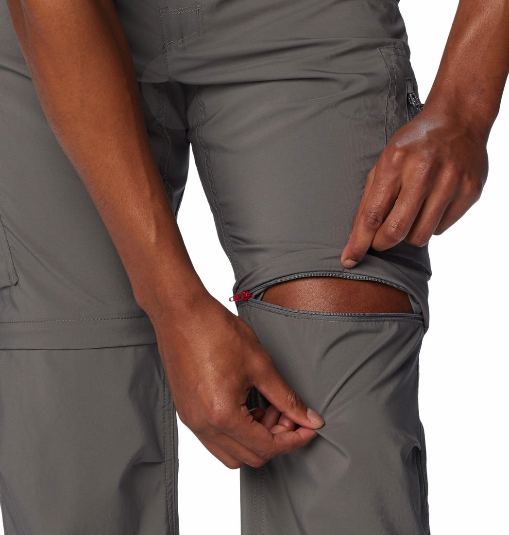 Columbia Mens Grey Silver Ridge Utility Convertible Pant