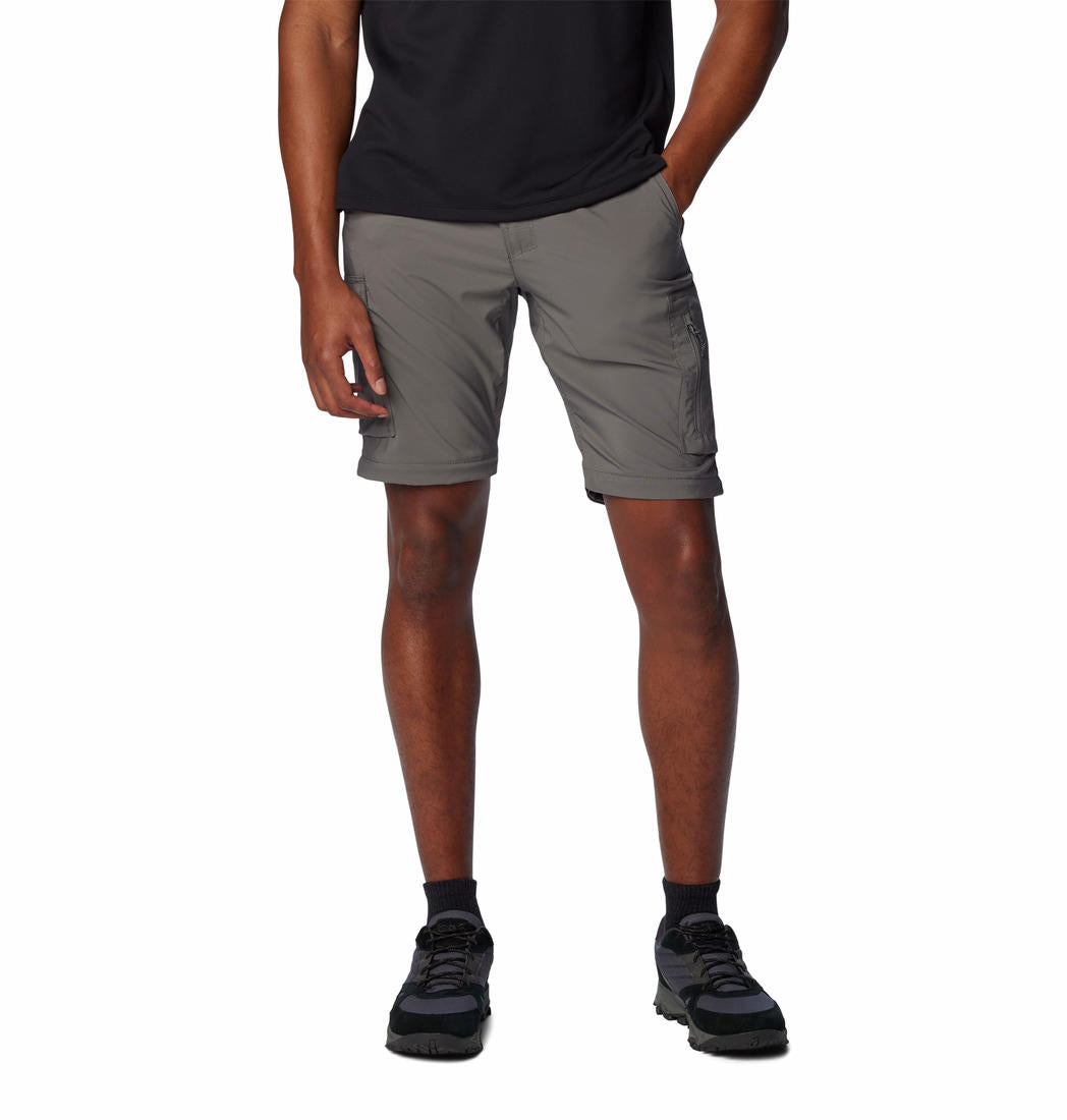 Columbia Mens Grey Silver Ridge Utility Convertible Pant