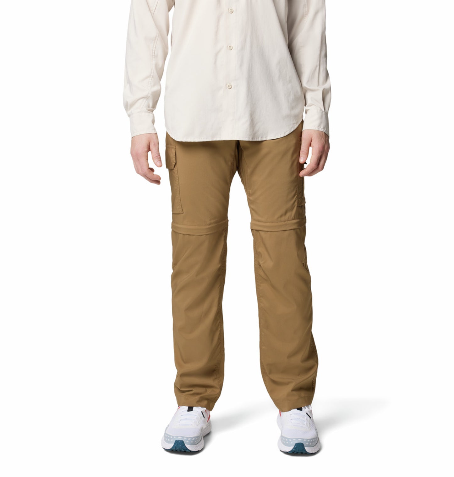 Columbia Men Brown Silver Ridge Utility Convertible Pant (Sun Protection)