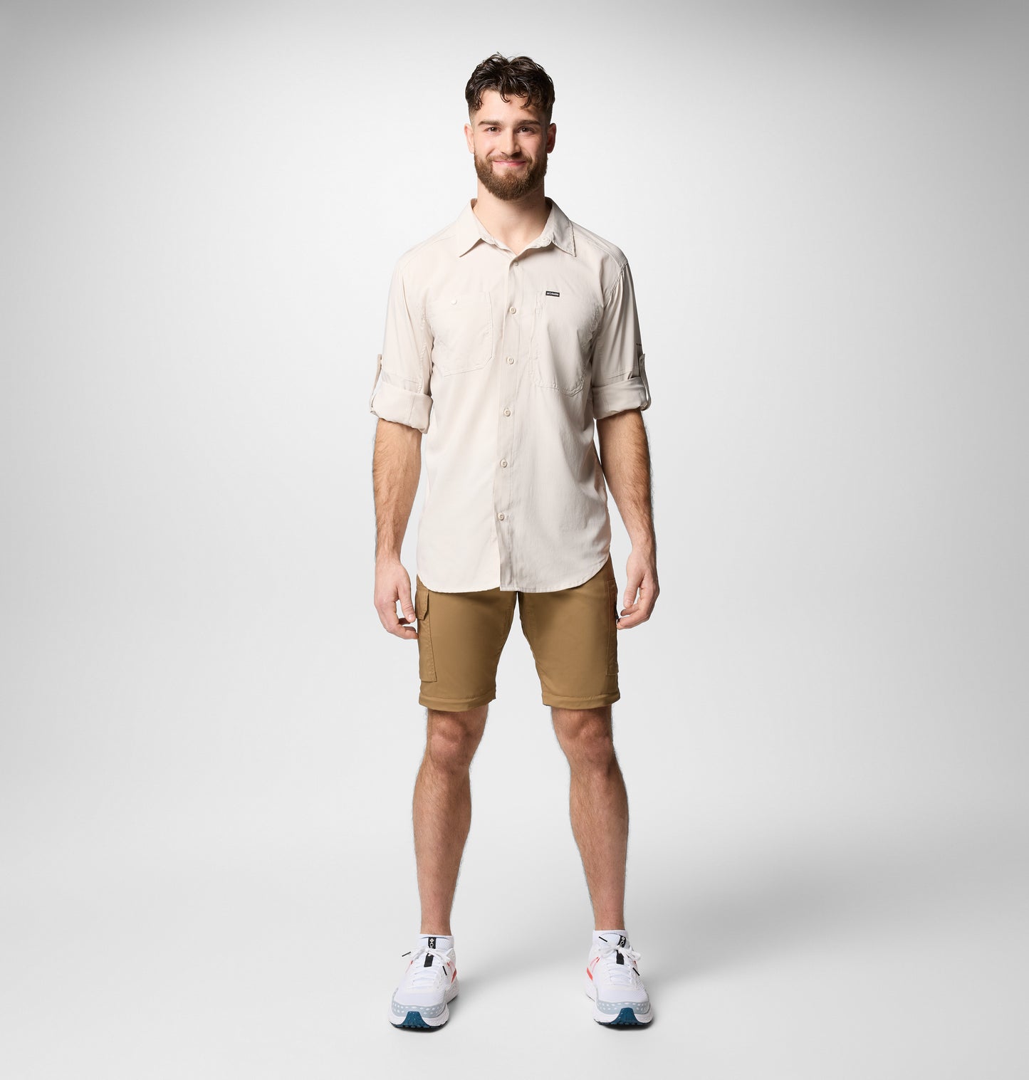 Columbia Men Brown Silver Ridge Utility Convertible Pant (Sun Protection)