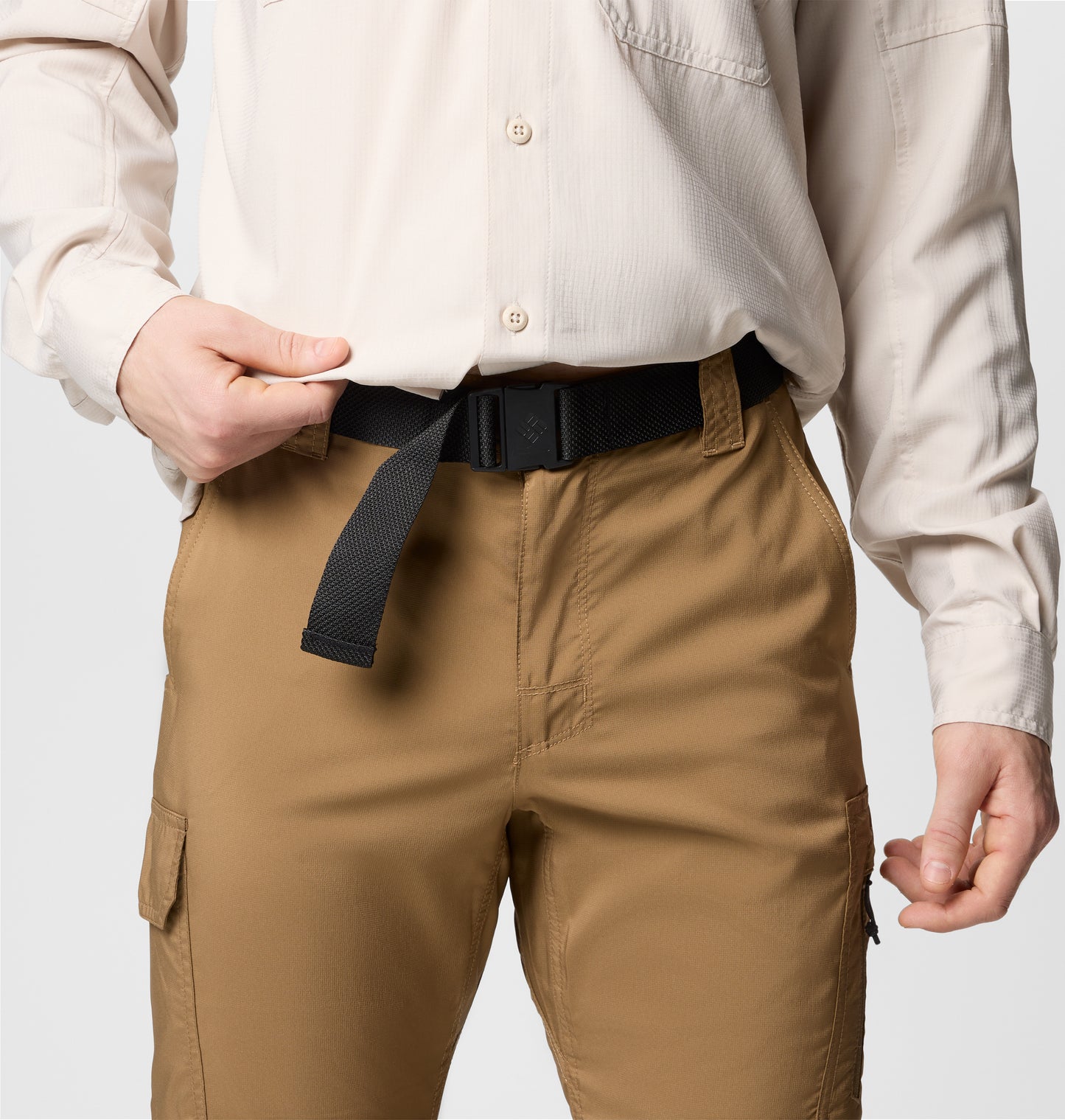 Columbia Men Brown Silver Ridge Utility Convertible Pant (Sun Protection)
