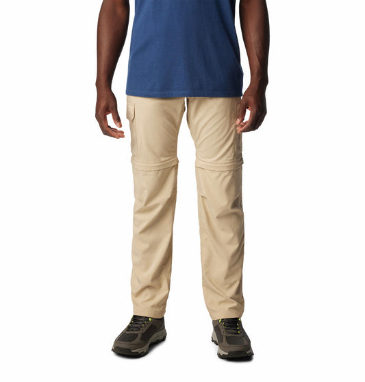 Columbia Mens Beige Silver Ridge Utility Convertible Track Pant