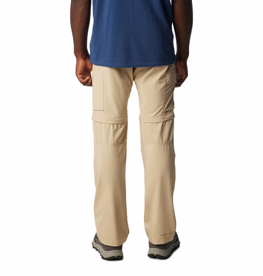 Columbia Mens Beige Silver Ridge Utility Convertible Track Pant