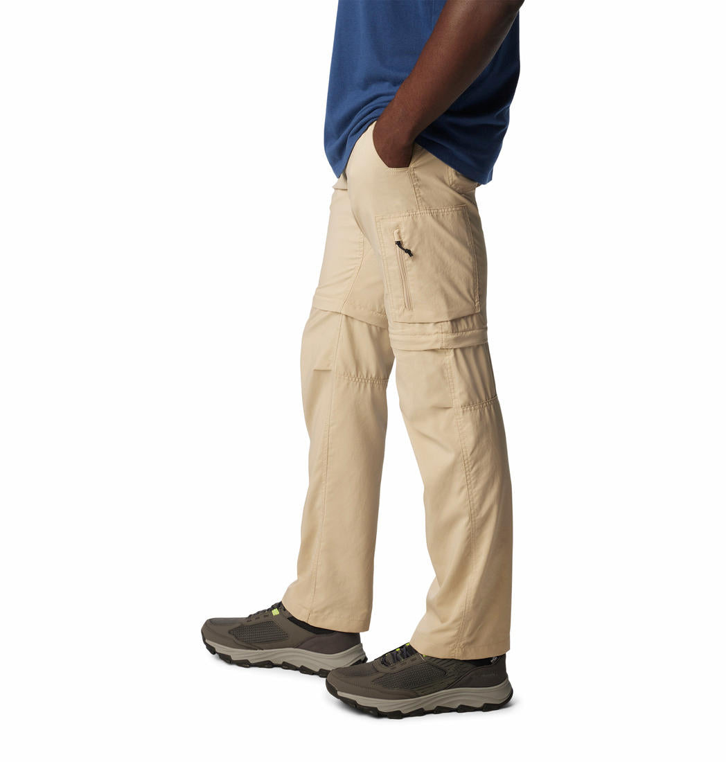 Columbia Mens Beige Silver Ridge Utility Convertible Track Pant