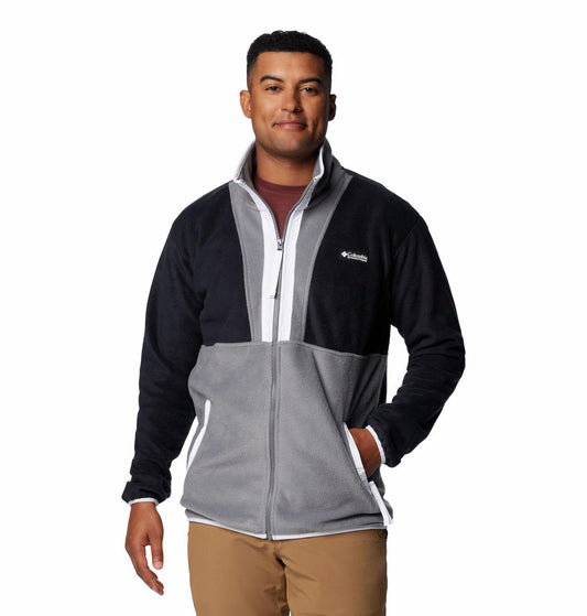 Columbia Mens Black Backbowl II Full Zip Fleece Jacket