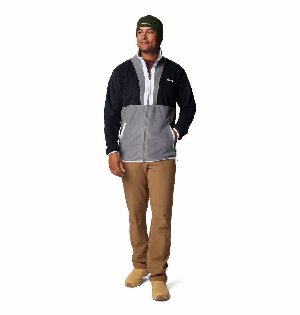 Columbia Mens Black Backbowl II Full Zip Fleece Jacket