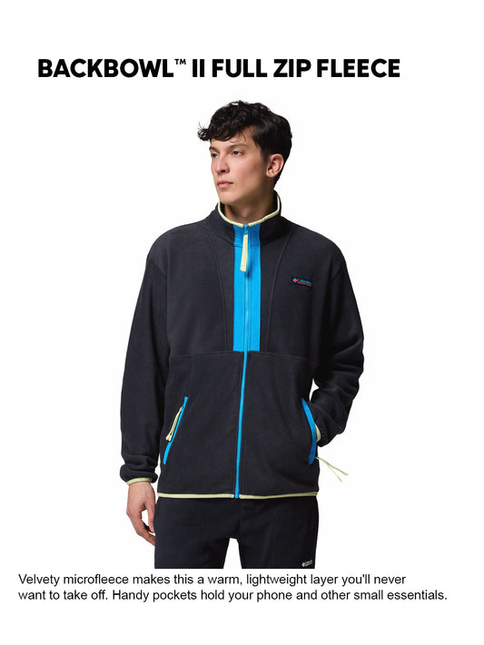 Columbia Men Black Backbowl II Fleece Jacket
