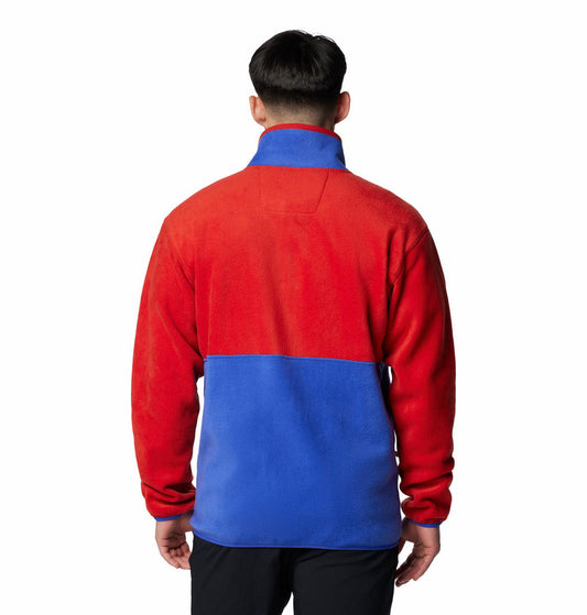 Columbia Mens Red Backbowl II Full Zip Fleece Jacket