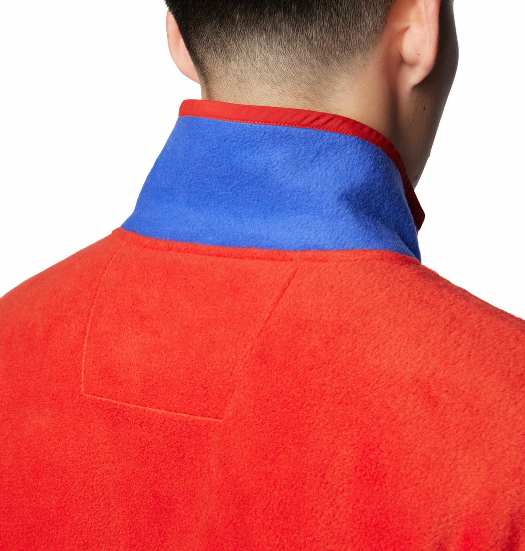 Columbia Mens Red Backbowl II Full Zip Fleece Jacket