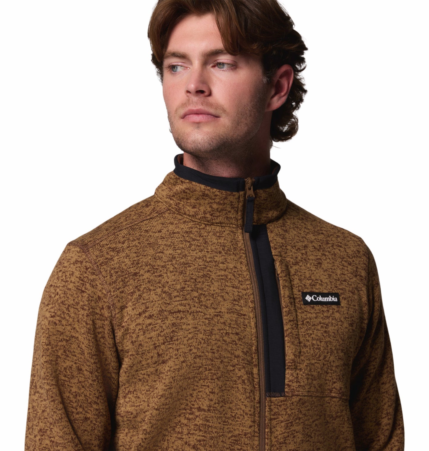 Columbia Men Brown Sweater Weather Fleece