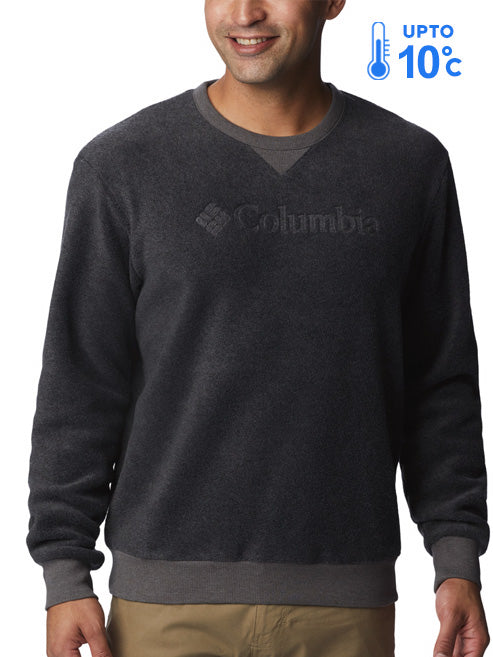 Columbia Men Grey Steens Mountain Crew 2.0 Fleece