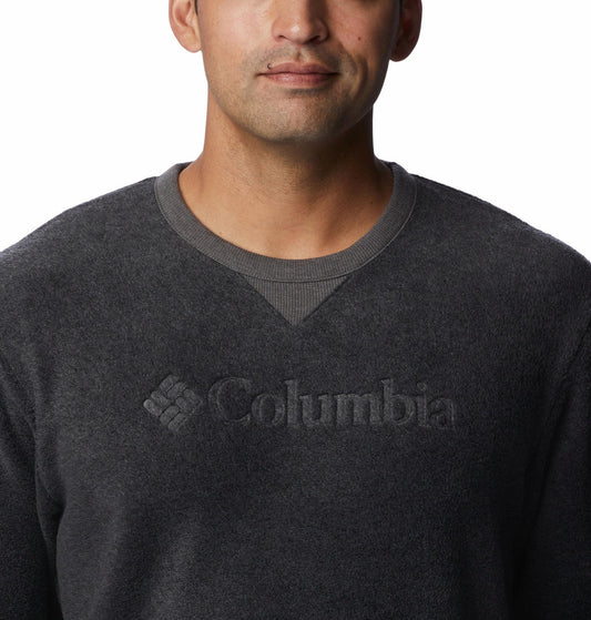 Columbia Men Grey Steens Mountain Crew 2.0 Fleece Jacket