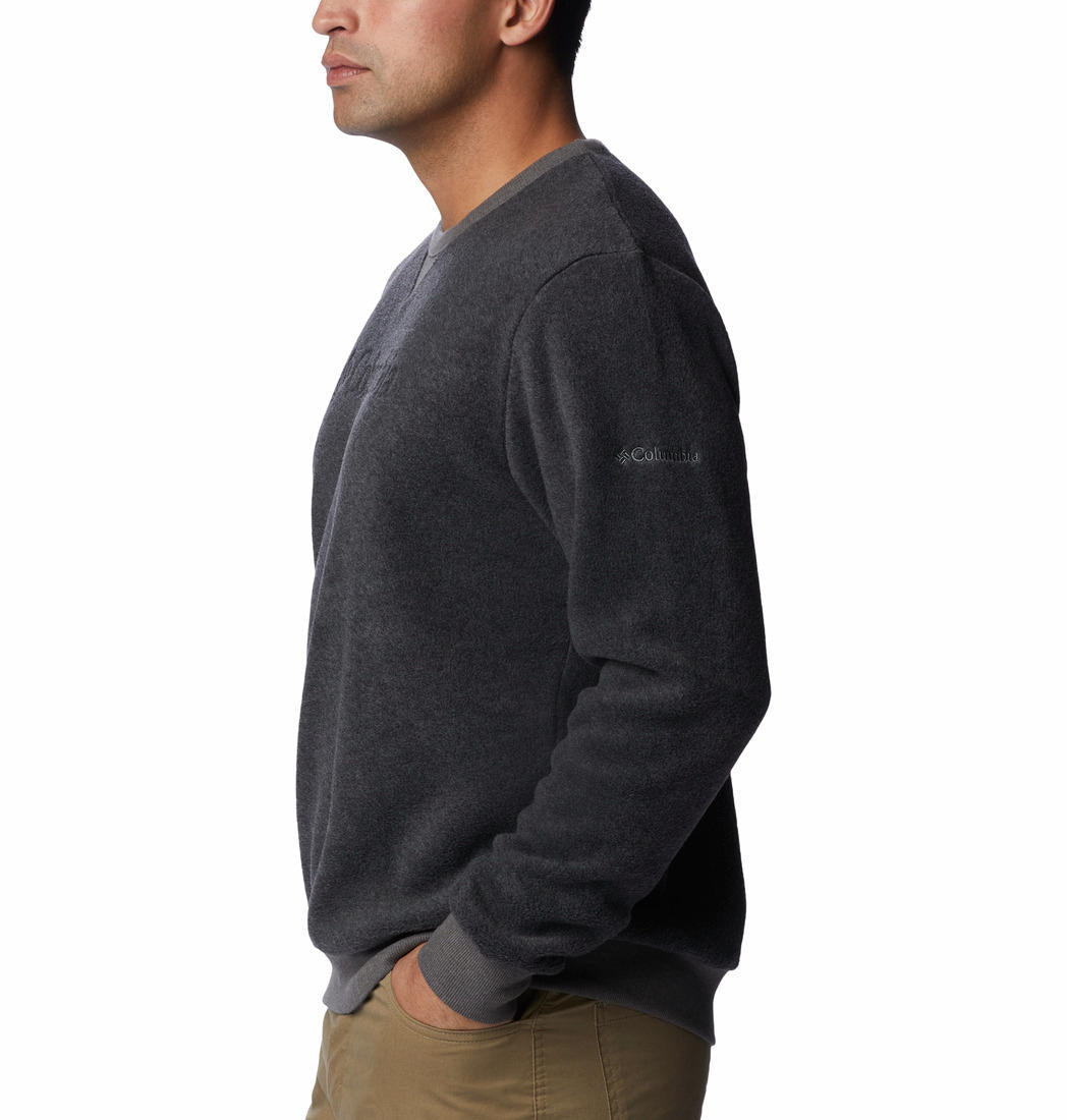 Columbia Men Grey Steens Mountain Crew 2.0 Fleece Jacket