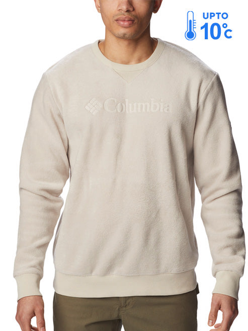 Columbia Men Beige Steens Mountain Crew 2.0 Fleece