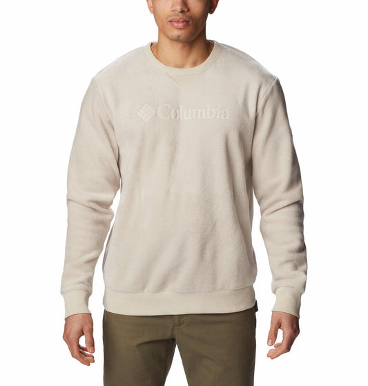 Columbia Men Beige Steens Mountain Crew 2.0 Fleece Jacket