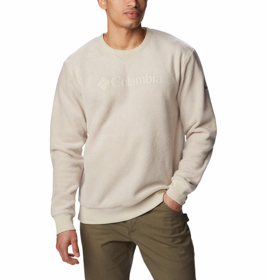Columbia Men Beige Steens Mountain Crew 2.0 Fleece Jacket