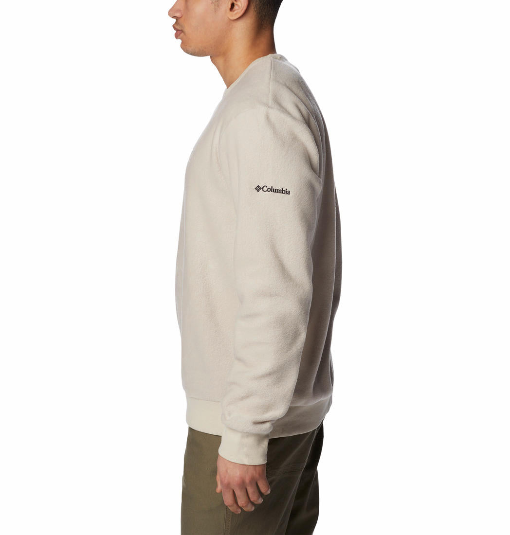 Columbia Men Beige Steens Mountain Crew 2.0 Fleece Jacket