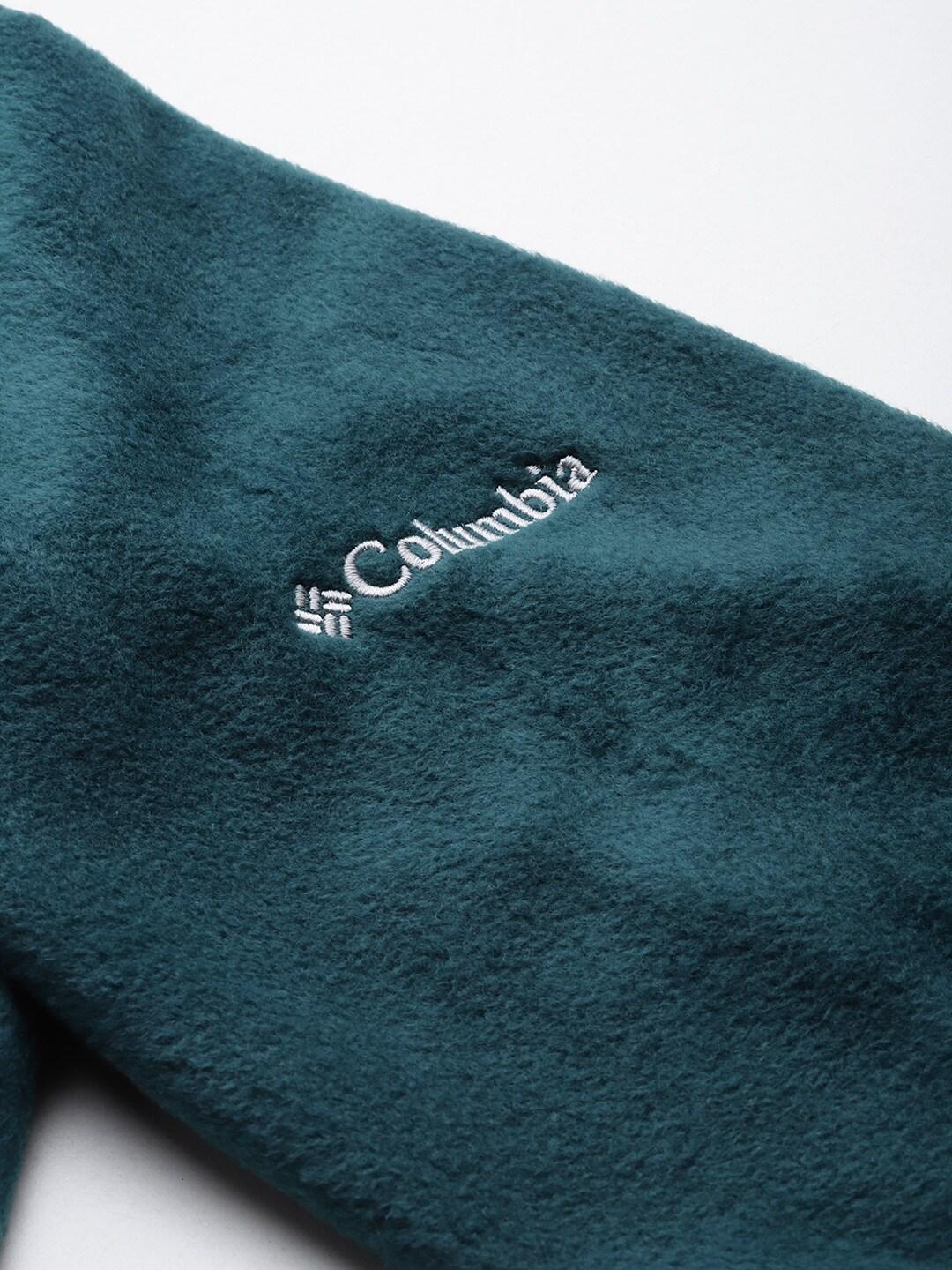 Columbia Men Green Steens Mountain Crew 2.0 Fleece Jacket