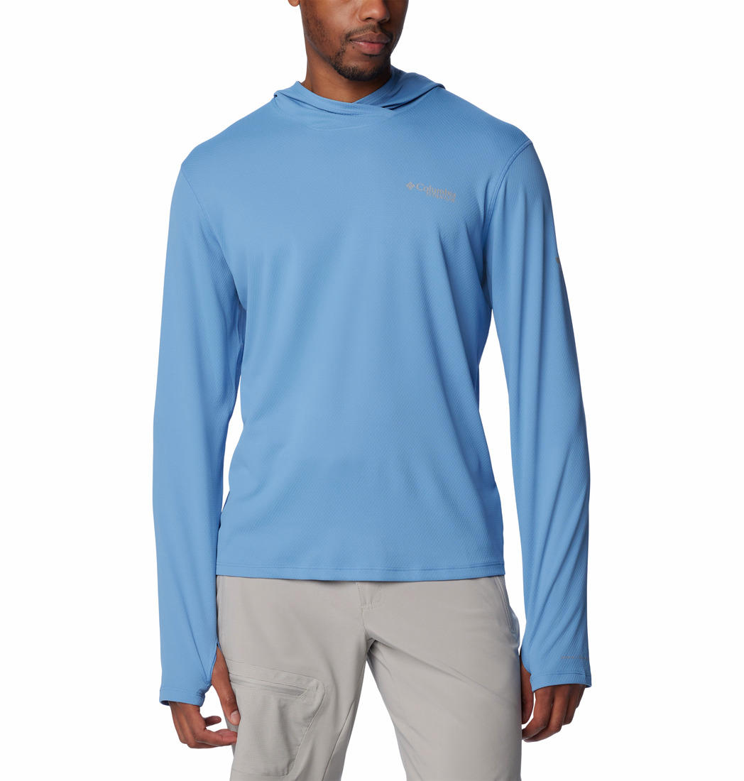 Columbia Men Navy Blue Columbia Men Summit Valley Hoodie