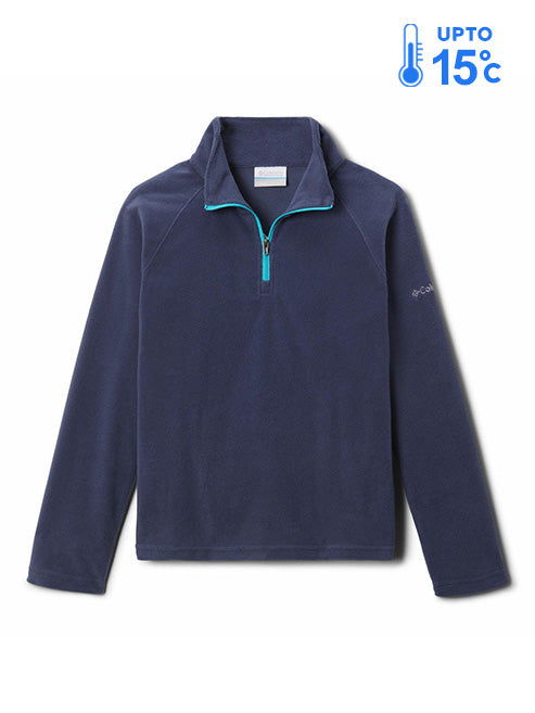 Columbia Kids Girls Navy Blue Glacial Fleece Jacket