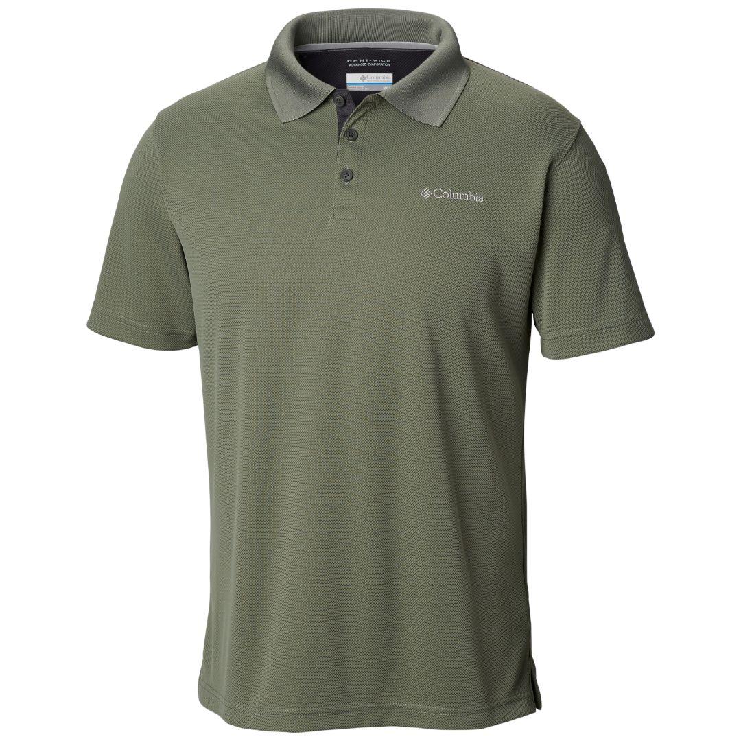Columbia Men Green Utilizer Polo T-Shirt