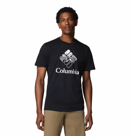 Columbia Mens Black M Rapid Ridge Graphic Tshirt