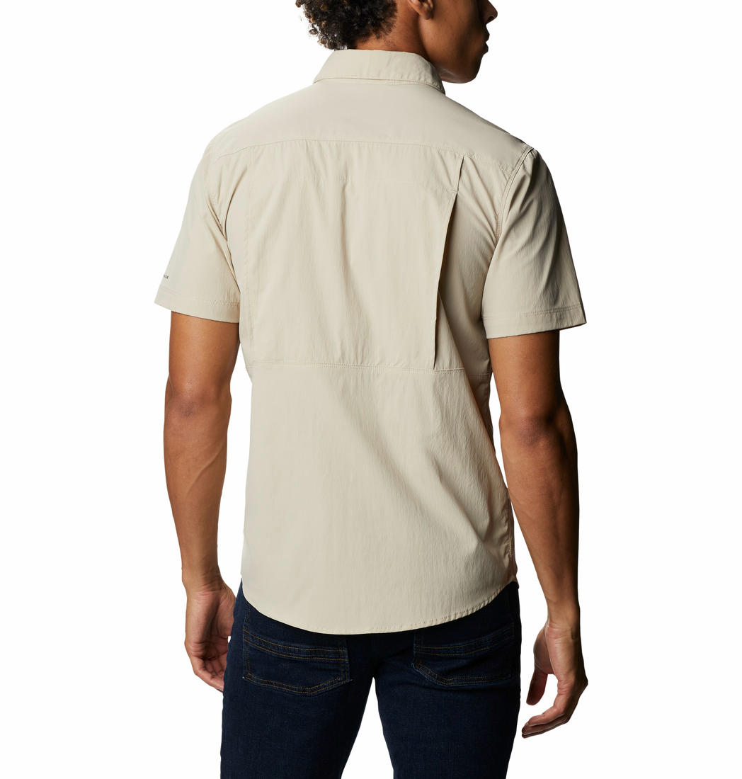 Columbia Men Beige Newton Ridge Short Sleeve Shirts