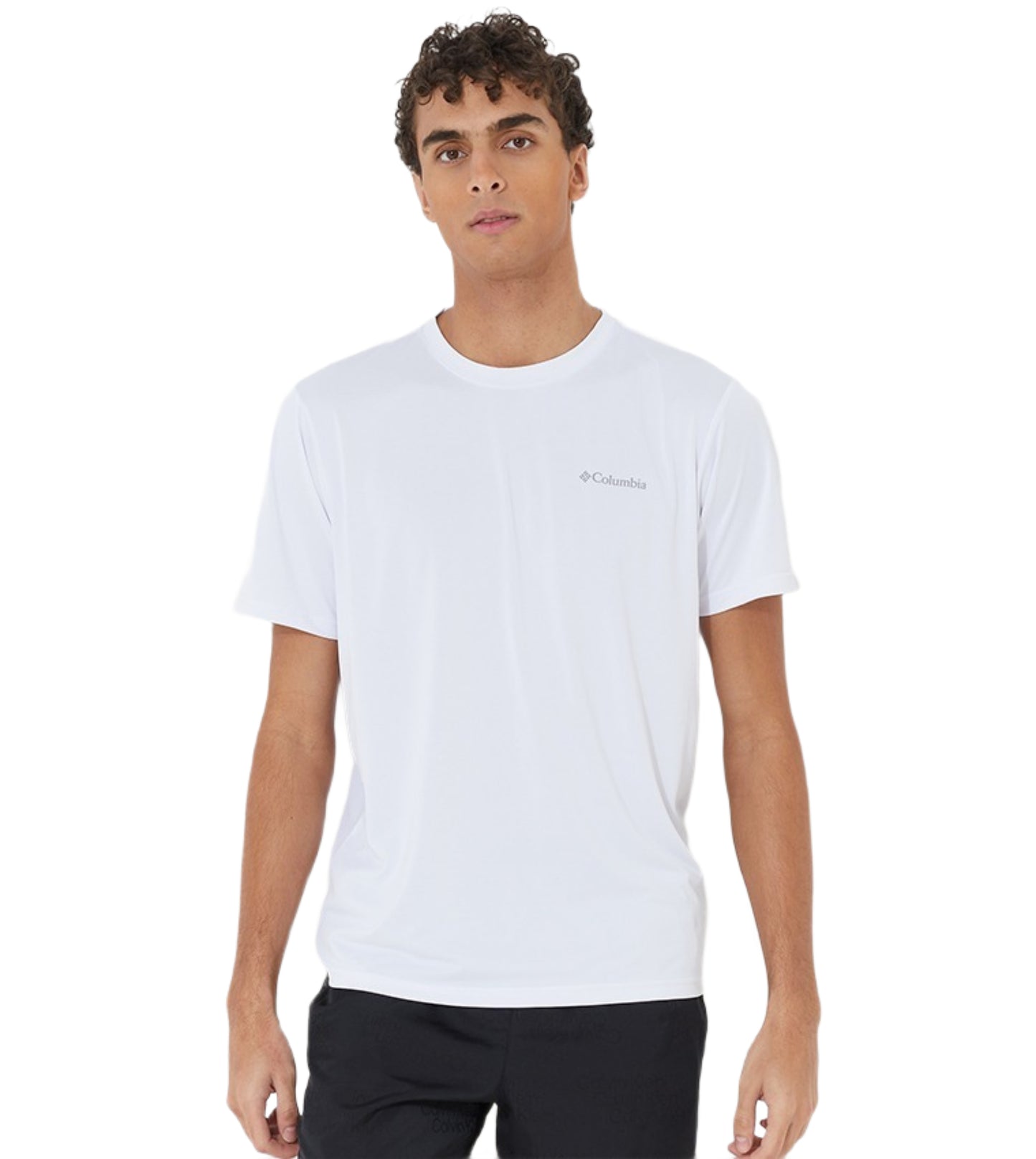 Columbia Men's White Omni-Wick Moisture-Wicking Hiking T-Shirt