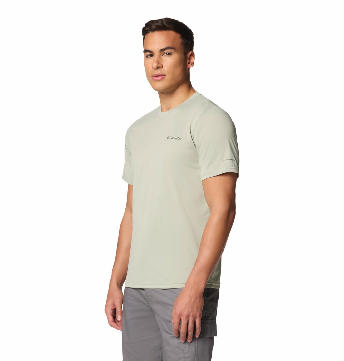 Columbia Men's Green Omni-Wick Quick-Dry Hiking Performance T-Shirt