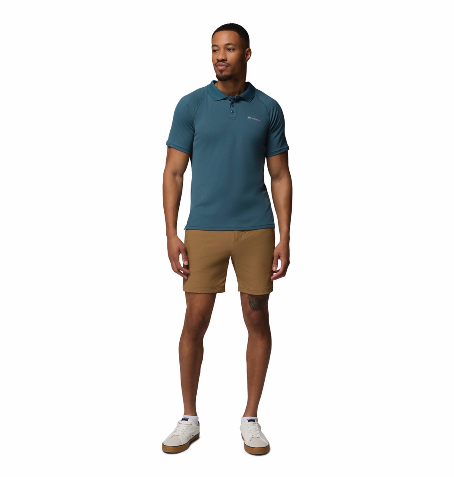 Columbia Men Blue Omni-Freeze Alpine Chill Pro Polo Tshirt