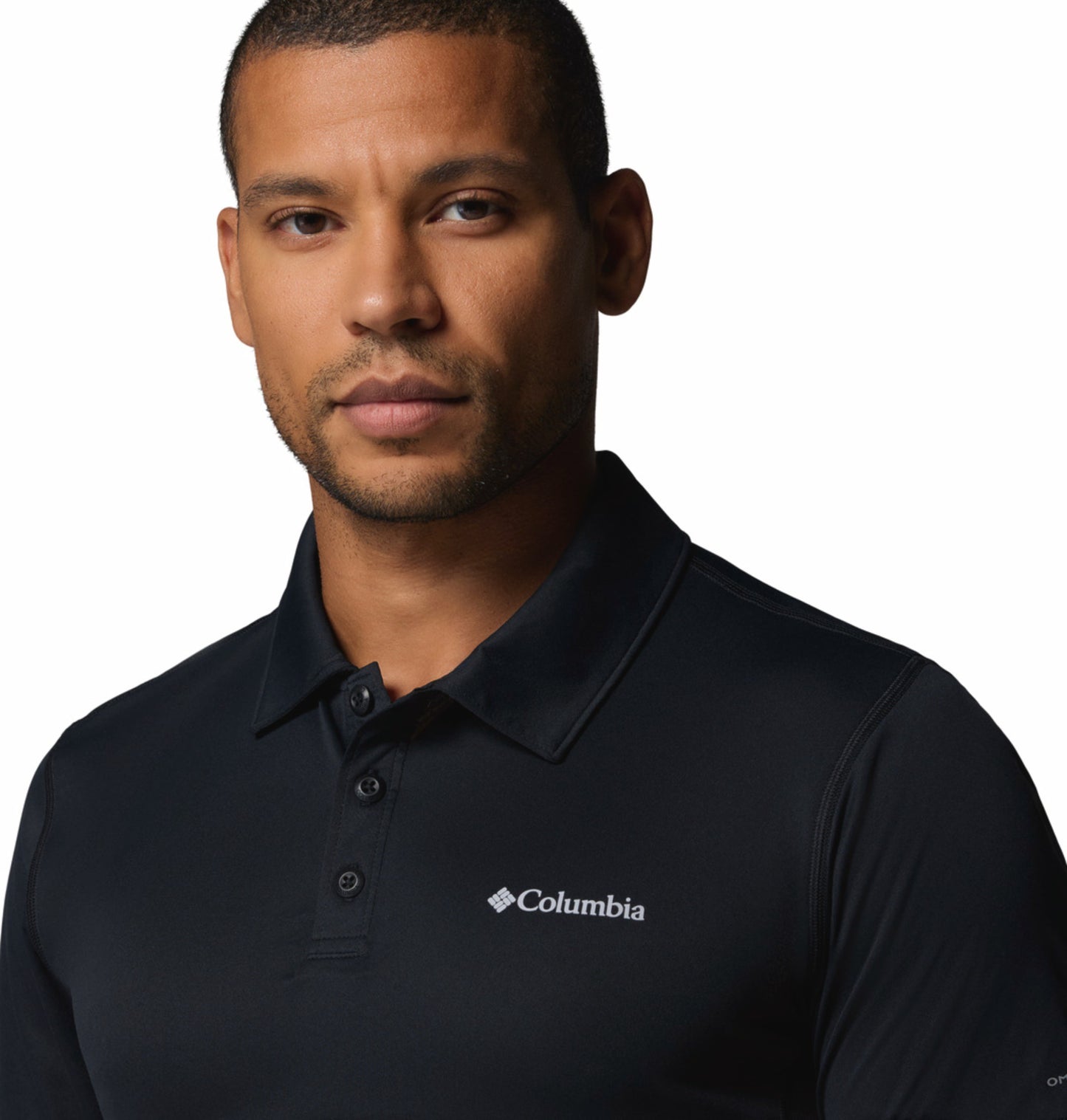 Columbia Men Black Omni-Freeze Zero Rules Polo Tshirt