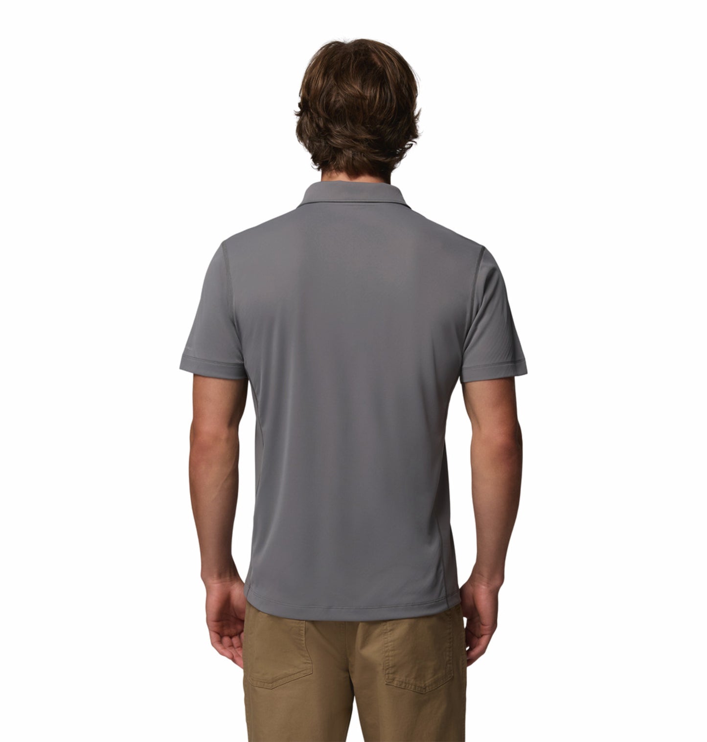 Columbia Men Grey Omni-Freeze Zero Rules Polo Tshirt