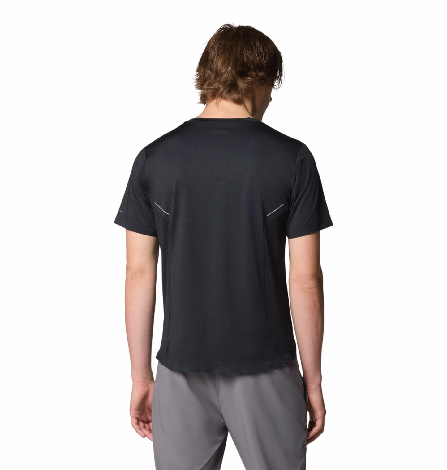 Columbia Men Black Omni-Wick Three Pitch Tshirt