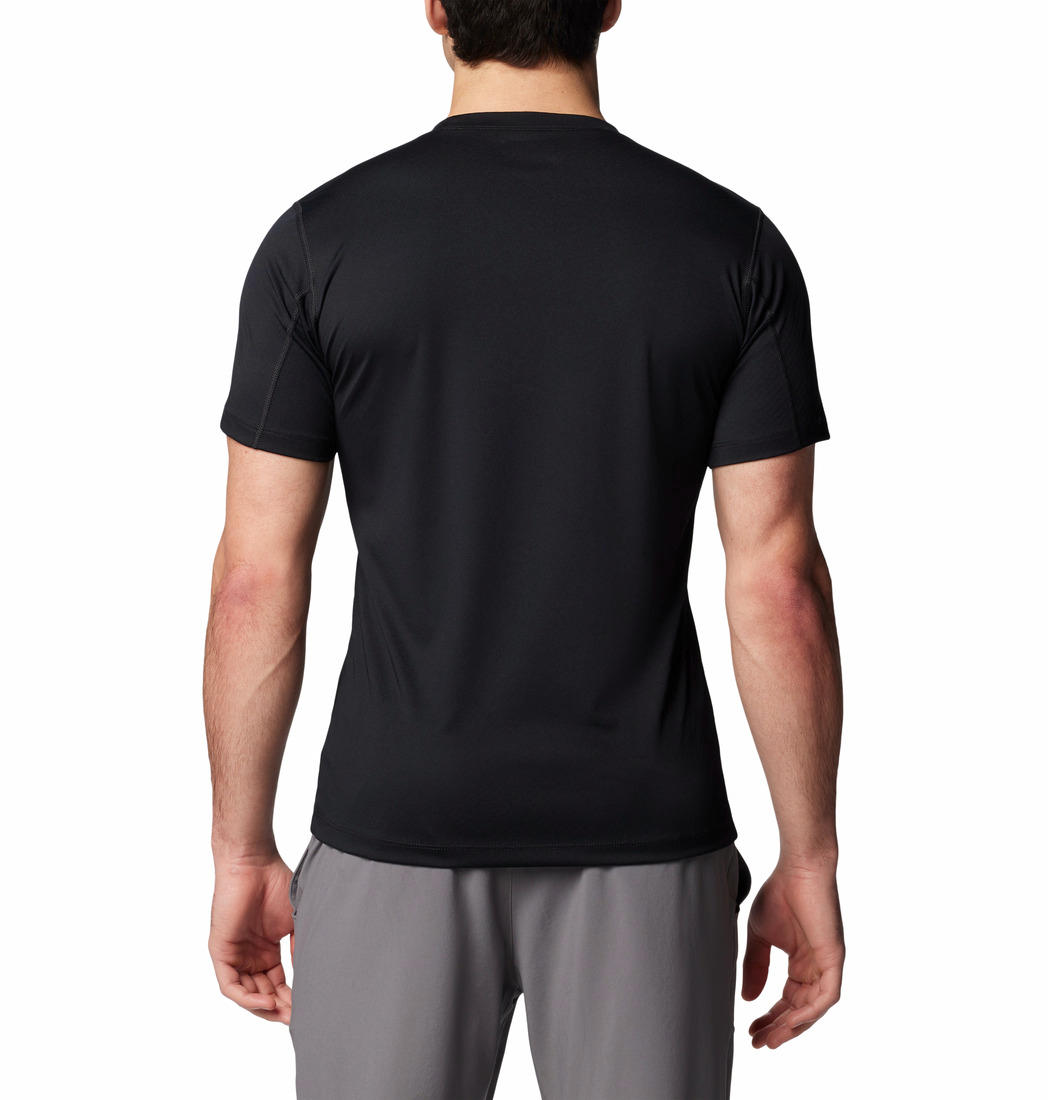 Columbia Men Black Zero Rules Short Sleeve Graphic Shirt